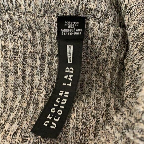 Design Lab Oatmeal Cowl Neck Sweater NWT Size XS - Picture 5 of 6